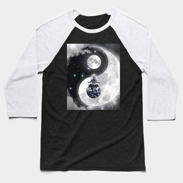 Yin Yang Baseball T-Shirt by circlestances